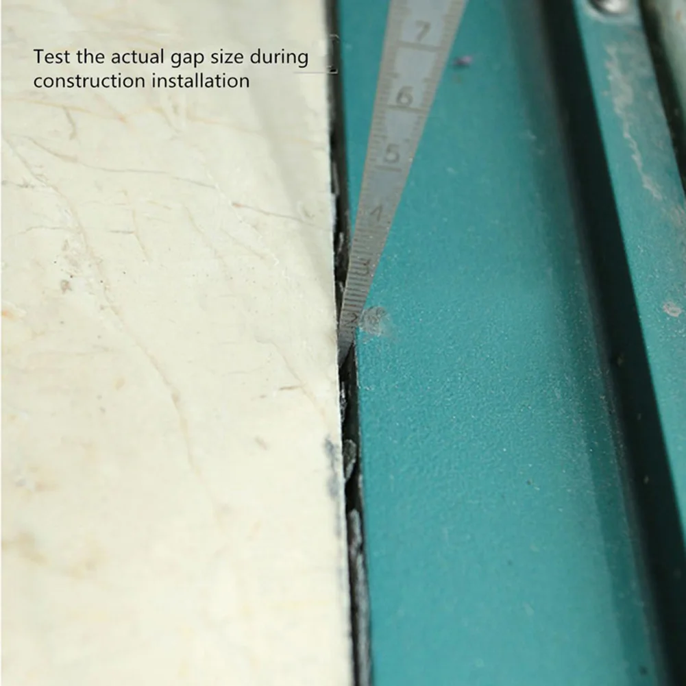16x1.2cm/6.29x0.47 Inch Gage Depth Ruler Convenient Gap Hole Inspection 1*Taper Feeler Gauge Gage Depth Ruler
16x1.2cm/6.29x0.47 Inch Gage Depth Ruler Convenient Gap Hole Inspection 1*Taper Feeler Gauge Gage Depth Ruler