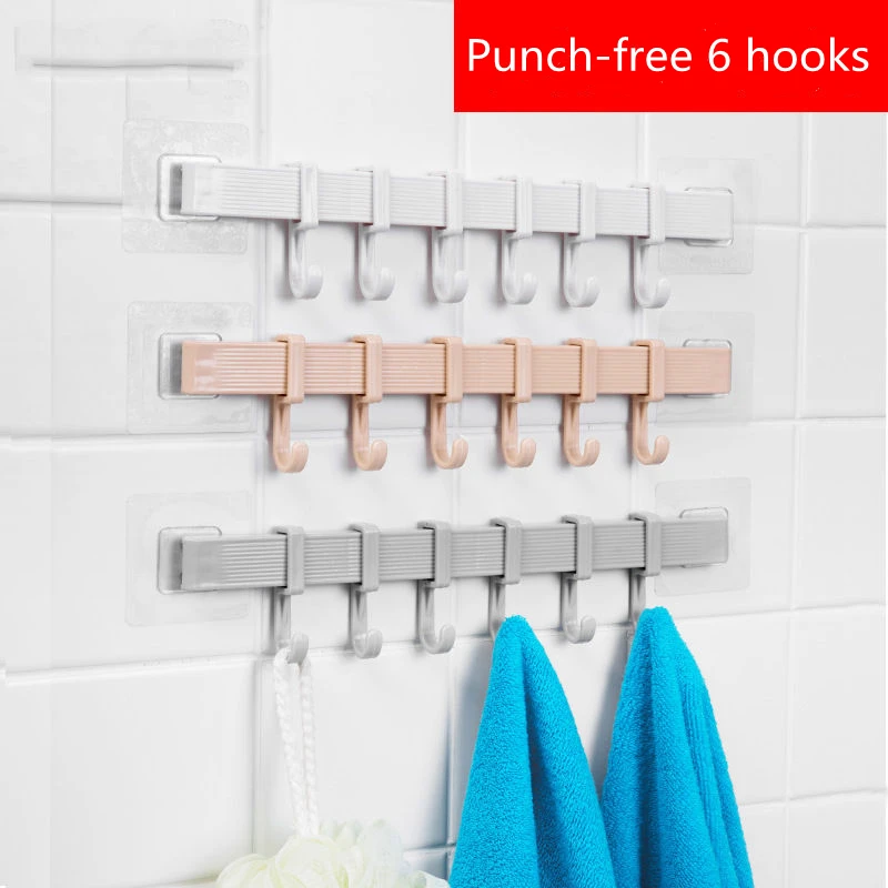 Kitchen Bathroom Hole-Free Hook Rack Hanging Rod Rack Strong Viscose Bathroom Wall Hook Towel Rack
Kitchen Bathroom Hole-Free Hook Rack Hanging Rod Rack Strong Viscose Bathroom Wall Hook Towel Rack