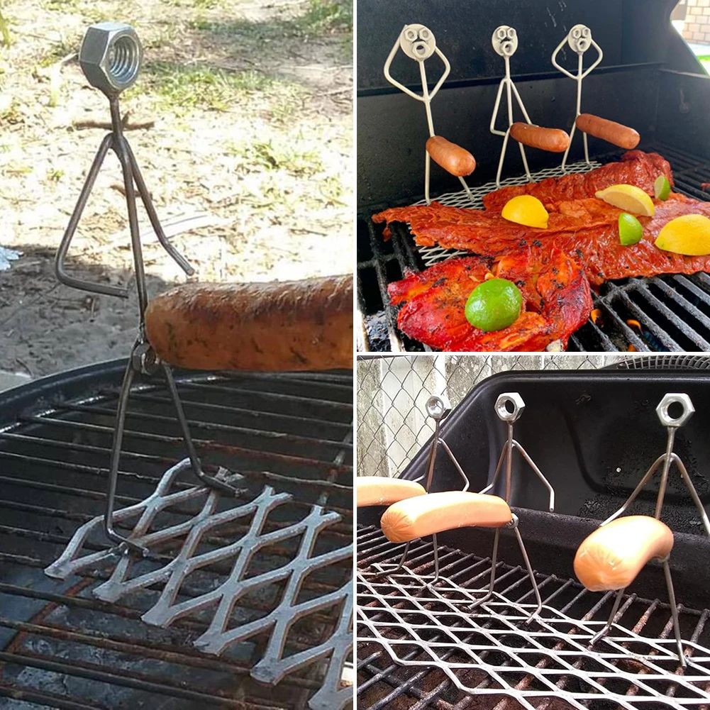 Metal Barbecue Grill Novelty Craft Brat Hot Dogs Guys Marshmallow Corn Skewer Rack Grill Camping Cookers BBQ Supplie Accessories
Metal Barbecue Grill Novelty Craft Brat Hot Dogs Guys Marshmallow Corn Skewer Rack Grill Camping Cookers BBQ Supplie Accessories