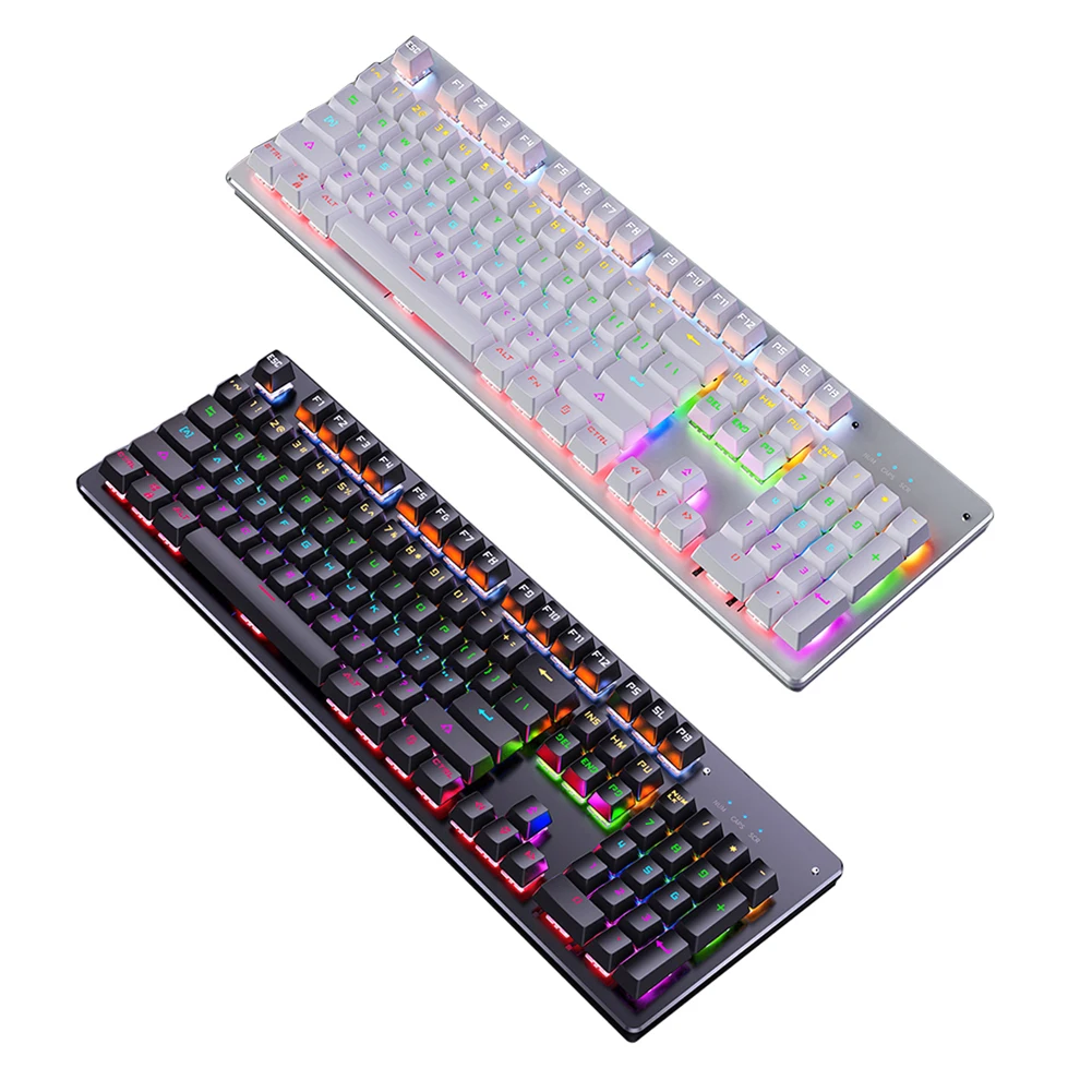 Игровой ноутбук с 104 клавишами, 104 клавишами, RGB, игровые голубые клавиатуры с осью для ПК, компьютера, офисного стола
Игровой ноутбук с 104 клавишами, 104 клавишами, RGB, игровые голубые клавиатуры с осью для ПК, компьютера, офисного стола
