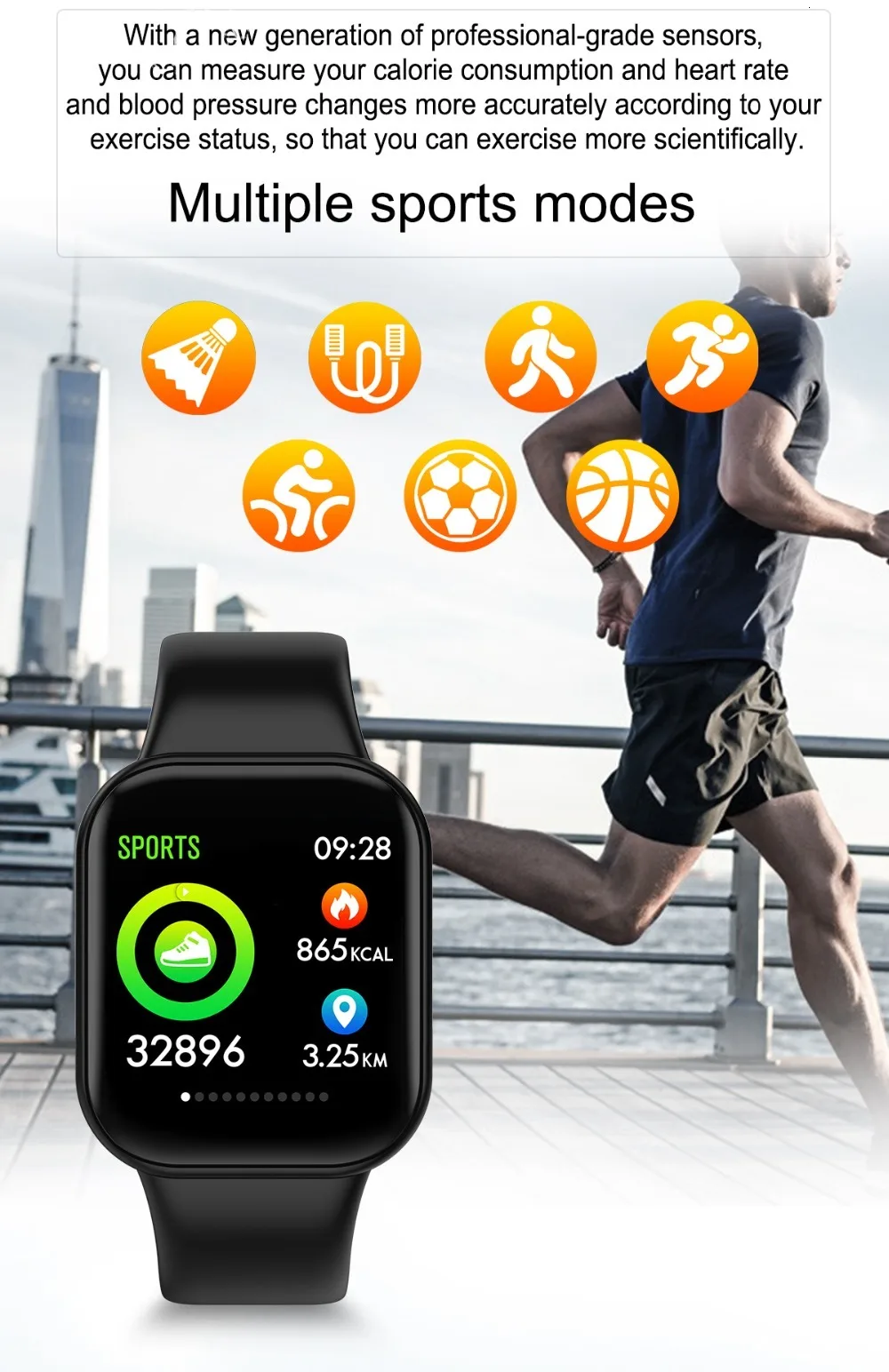 X16 Smart Watch Pedometer Smart band Heart Rate Blood Pressure Monitor waterproof Bracelet For Xiaomi huawei Oppo Andriod Ios
X16 Smart Watch Pedometer Smart band Heart Rate Blood Pressure Monitor waterproof Bracelet For Xiaomi huawei Oppo Andriod Ios