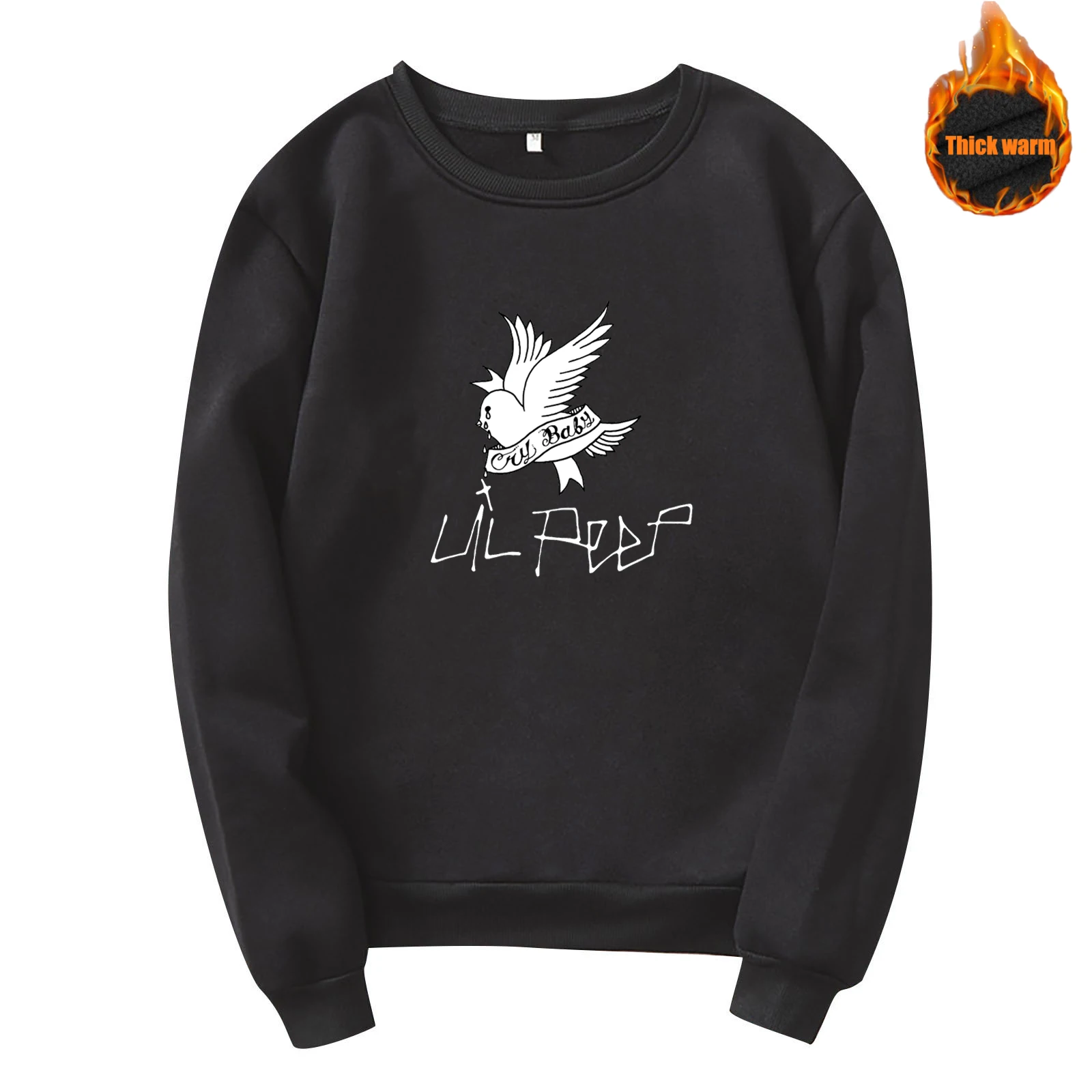 Свитшот Lil Peep Love Lil.Peep для мужчин и женщин, хлопковый Повседневный пуловер с длинным рукавом и круглым вырезом, Осень-зима
Свитшот Lil Peep Love Lil.Peep для мужчин и женщин, хлопковый Повседневный пуловер с длинным рукавом и круглым вырезом, Осень-зима
