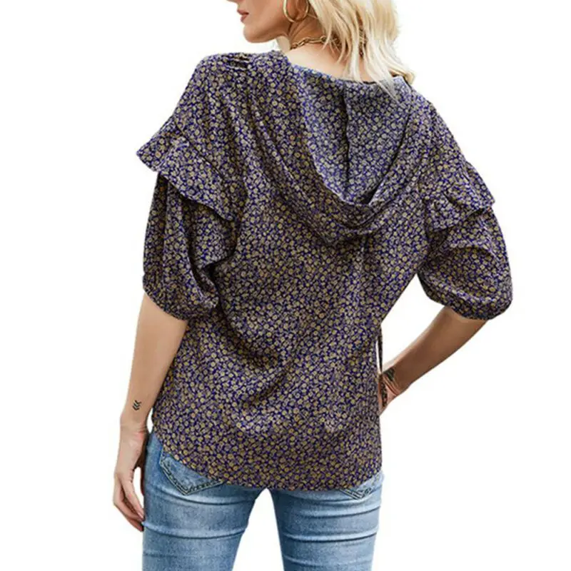 Womens Summet Hoodies T-shirt Short Sleeve Printed Blouse T Shirt Ladies V Neck Top Pullover Casual Tee Camisetas De Mujer 
Womens Summet Hoodies T-shirt Short Sleeve Printed Blouse T Shirt Ladies V Neck Top Pullover Casual Tee Camisetas De Mujer