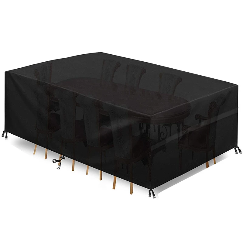 Portable Rectangle Furniture Cover Multifunctional Waterproof Table and Chair Protective Cover for Garden Courtyard JS22
Portable Rectangle Furniture Cover Multifunctional Waterproof Table and Chair Protective Cover for Garden Courtyard JS22