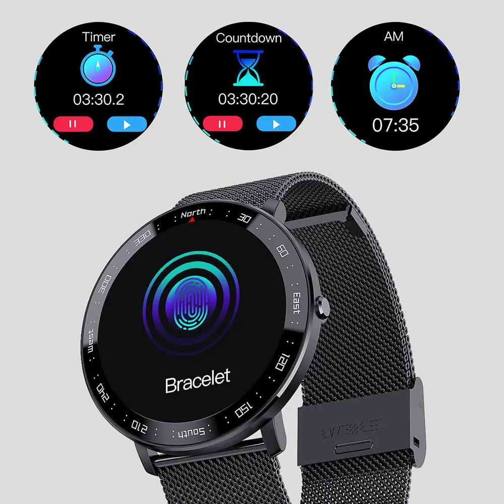 RUIMAS New Women Smart Watch for Android iOS Phone Heart Rate Monitor IP67 Waterproof Sports Smartwatch Full-Screen Touch HD 
RUIMAS New Women Smart Watch for Android iOS Phone Heart Rate Monitor IP67 Waterproof Sports Smartwatch Full-Screen Touch HD