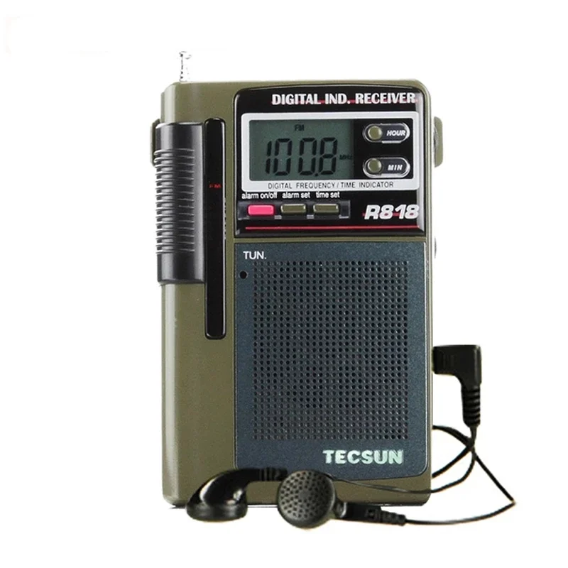 

R-818 FM MW SW Radio Dual Conversion World Band Radio Receiver With Built-In Speaker Internet Radio Portatil