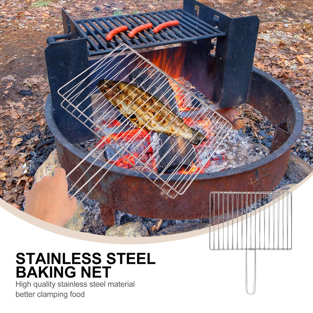 1pc Stainless Steel Barbecue Net Clamp Outdoor Barbecue Tool Barbecue Grill 
1pc Stainless Steel Barbecue Net Clamp Outdoor Barbecue Tool Barbecue Grill