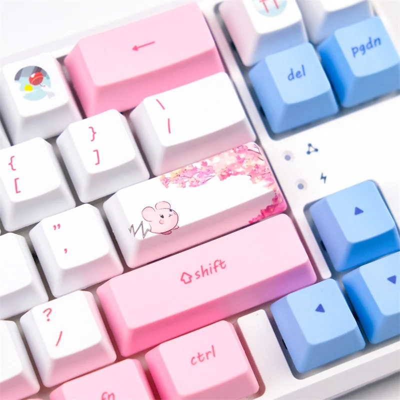 116 Keys Sakura Keycap Tree Love PBT Dye Sub Thick Keyset OEM Profile For Mechanical Keyboard RK61 Gans 60 64 87 96 98 104 108
116 Keys Sakura Keycap Tree Love PBT Dye Sub Thick Keyset OEM Profile For Mechanical Keyboard RK61 Gans 60 64 87 96 98 104 108