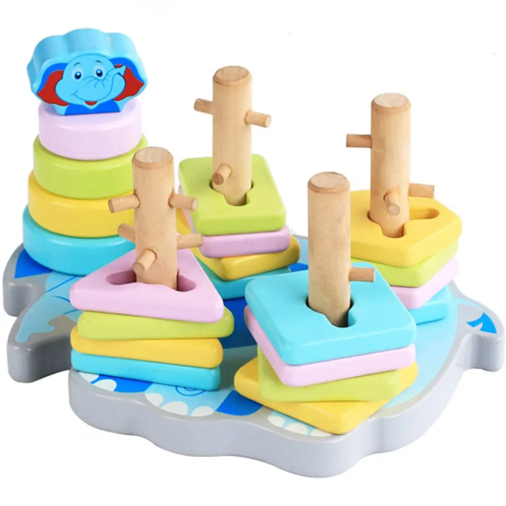 Wooden Cartoon lion Five sets of shape blocks Color five sets of columns for children kids best gift
Wooden Cartoon lion Five sets of shape blocks Color five sets of columns for children kids best gift
