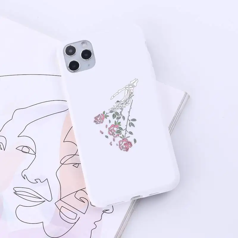 Rose flower hand Phone Case Candy Color for iPhone 6 7 8 11 12 s mini pro X XS XR MAX Plus 
Rose flower hand Phone Case Candy Color for iPhone 6 7 8 11 12 s mini pro X XS XR MAX Plus