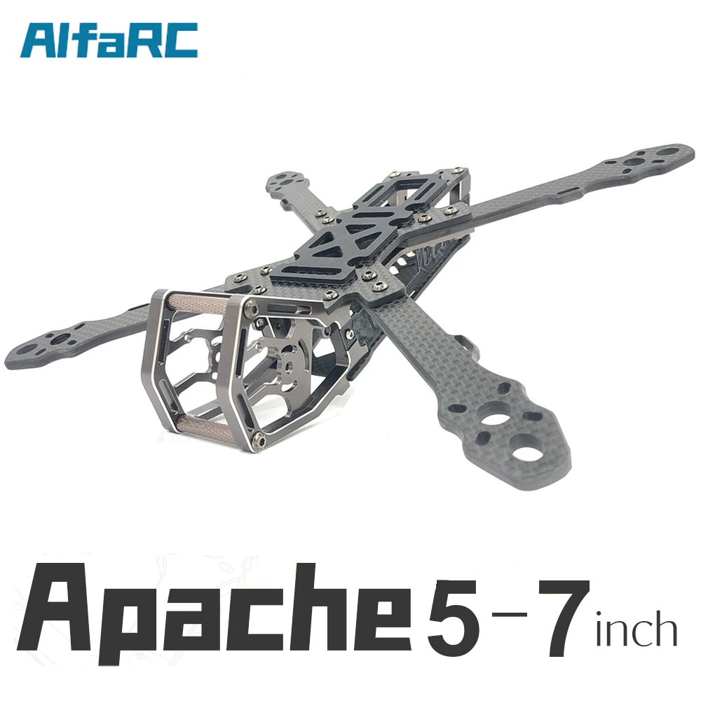 Комплект рамок для квадрокоптера AlfaRC Apache 5/6/7 дюймов из углеродного волокна FPV Freestyle X, Радиоуправляемый Дрон FPV гоночный
Комплект рамок для квадрокоптера AlfaRC Apache 5/6/7 дюймов из углеродного волокна FPV Freestyle X, Радиоуправляемый Дрон FPV гоночный