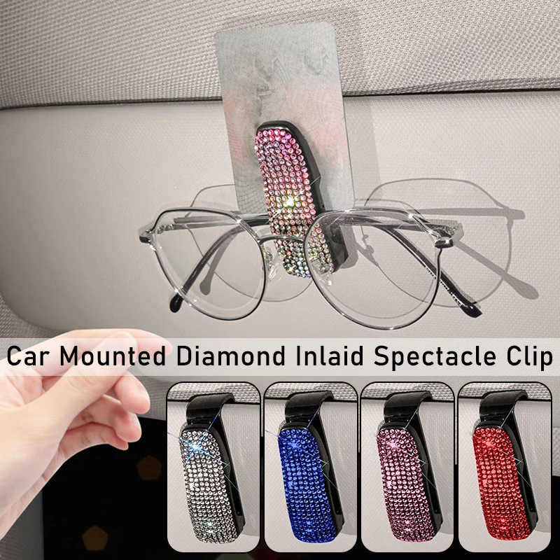 Car Eyeglass Holder Glasses Storage Clip Universal Auto Interior Organize Accessories Rhinestone Car Sun Visor Sunglasses Holder
Car Eyeglass Holder Glasses Storage Clip Universal Auto Interior Organize Accessories Rhinestone Car Sun Visor Sunglasses Holder