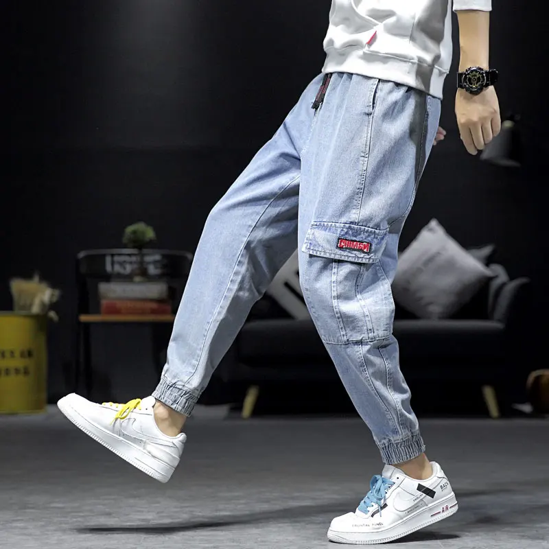 Jeans Men's Fashion Classic Pants Cowboy Cycling Pants Large Size Bottoms Cropped Pants High Quality Genuine Harem Pants 
Jeans Men's Fashion Classic Pants Cowboy Cycling Pants Large Size Bottoms Cropped Pants High Quality Genuine Harem Pants