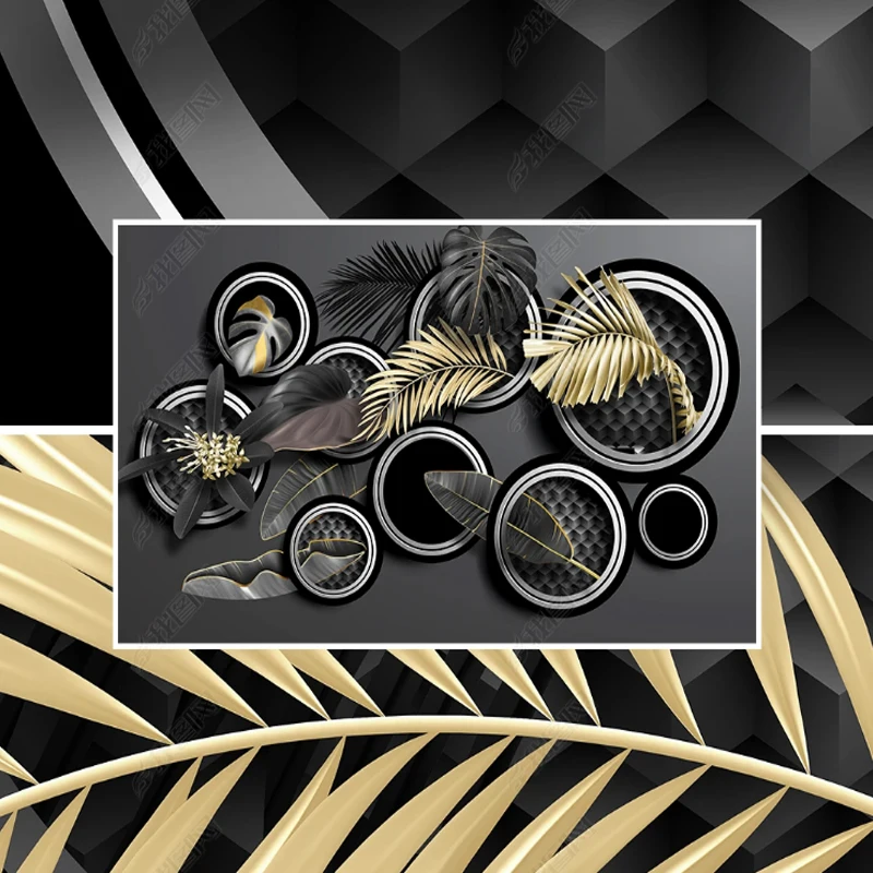 Wallpaper Mural European Golden Tropical Plant Leaves 3d Stereo Light Luxury Wallpapers For Room
Wallpaper Mural European Golden Tropical Plant Leaves 3d Stereo Light Luxury Wallpapers For Room