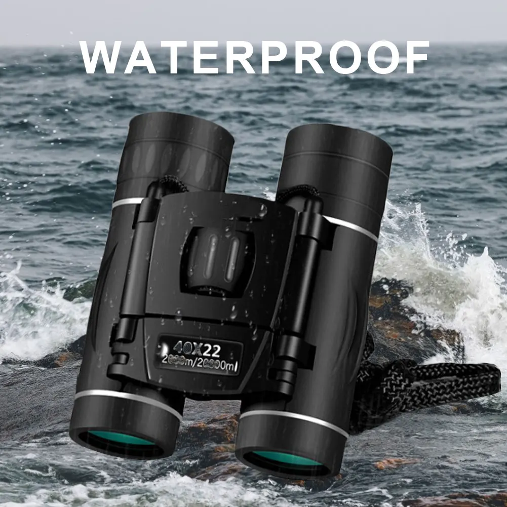 40x22 HD Powerful Binoculars 2000M Long Range Folding Mini Telescope For Hunting Sports Outdoor Camping Travel
40x22 HD Powerful Binoculars 2000M Long Range Folding Mini Telescope For Hunting Sports Outdoor Camping Travel