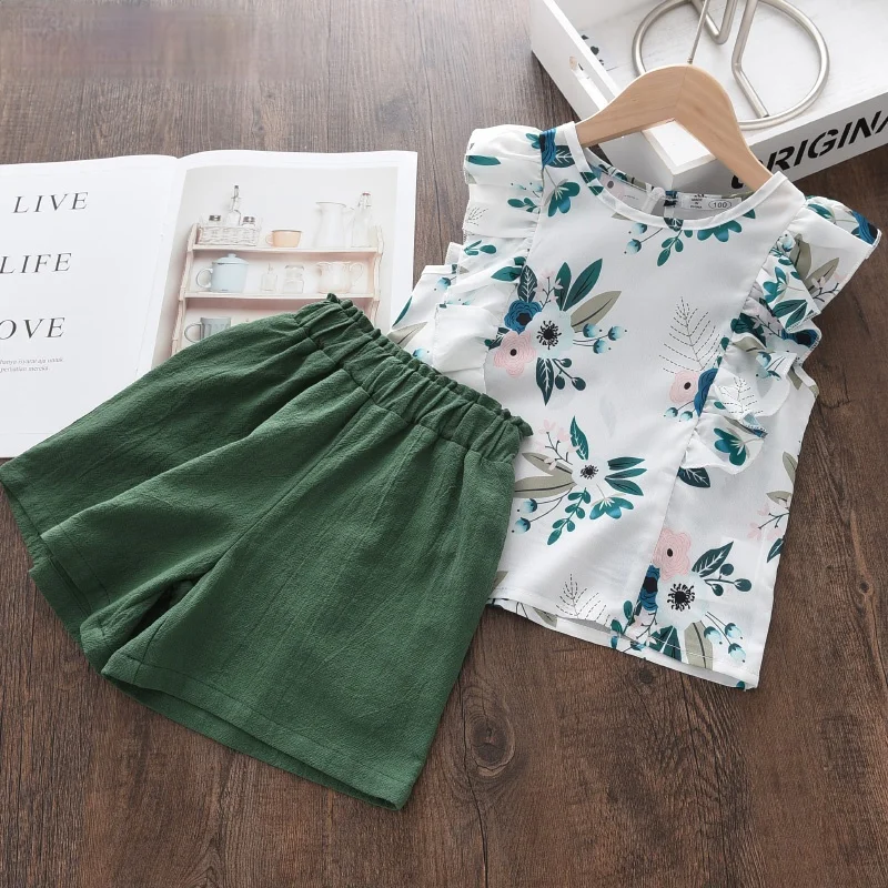 Повседневный комплект одежды Keelorn для девочек, лето 2021, детский топ с цветочным рисунком и однотонные шорты с оборками, наряды из 2 предметов,...
Повседневный комплект одежды Keelorn для девочек, лето 2021, детский топ с цветочным рисунком и однотонные шорты с оборками, наряды из 2 предметов,...