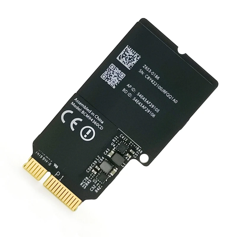 BCM94360CD WIFI Wireless Bluetooth 4.0 Dual Band 1750Mbps 2.4G 5G Bcm94360Cd Card Airdrop Handoff for Hackintosh MAC OS
BCM94360CD WIFI Wireless Bluetooth 4.0 Dual Band 1750Mbps 2.4G 5G Bcm94360Cd Card Airdrop Handoff for Hackintosh MAC OS
