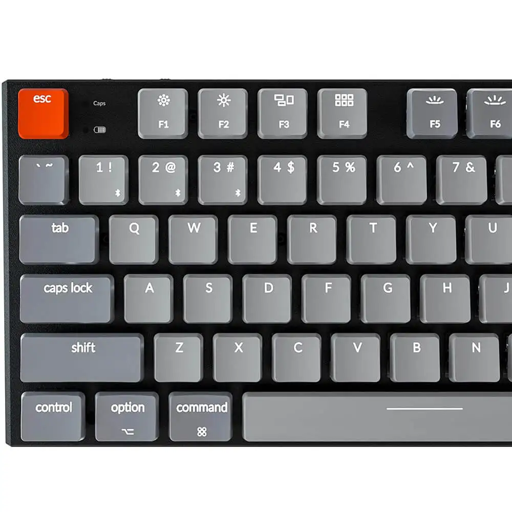 K1 V4 L 87 Key Ultra-Thin Wireless Bluetooth USB Mechanical Computer Low Profile Keyboard, White Backlit for Mac
K1 V4 L 87 Key Ultra-Thin Wireless Bluetooth USB Mechanical Computer Low Profile Keyboard, White Backlit for Mac