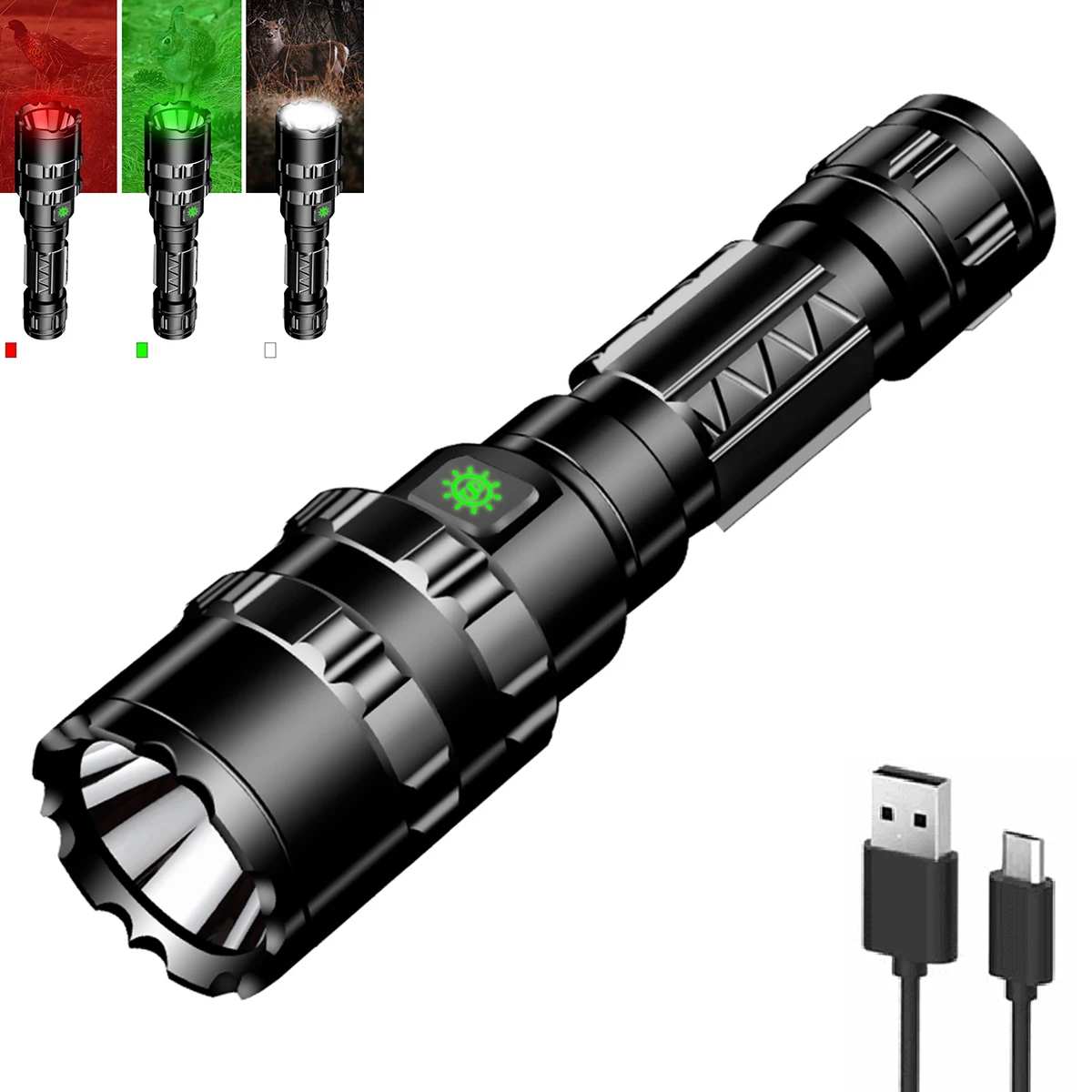 SecurityIng светодиодный фонасветильник-вспышка s высокий яркий XML-L2 охотничий светильник алюминиевый светодиодный USB Перезаряжаемый фонарь вод... 
SecurityIng светодиодный фонасветильник-вспышка s высокий яркий XML-L2 охотничий светильник алюминиевый светодиодный USB Перезаряжаемый фонарь вод...