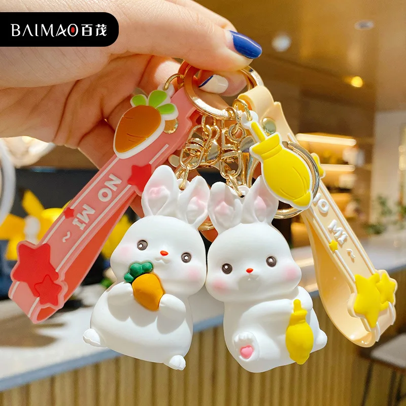 2022 New Cartoon Cute Glutinous Rice Rabbit Fashion KeyChain Cool Couple Bag Pendant Car Key Chain Ring Accessory Birthday Gift
2022 New Cartoon Cute Glutinous Rice Rabbit Fashion KeyChain Cool Couple Bag Pendant Car Key Chain Ring Accessory Birthday Gift