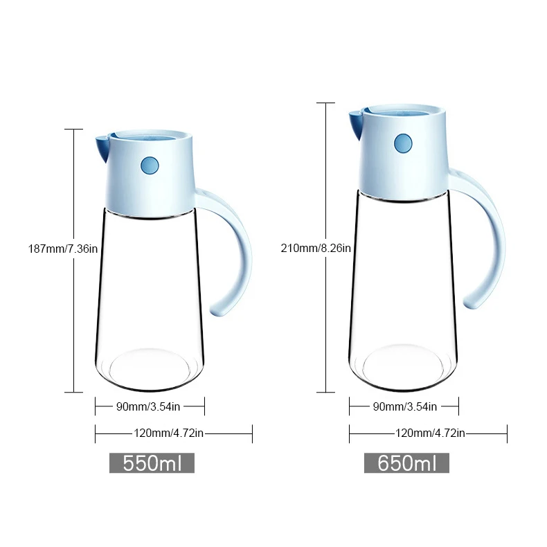 Auto Flip Olive Oil Dispenser Bottle Glass Vinegar Dispensing Cruet Leakproof Condiment Container With Automatic Cap And Stopper
Auto Flip Olive Oil Dispenser Bottle Glass Vinegar Dispensing Cruet Leakproof Condiment Container With Automatic Cap And Stopper