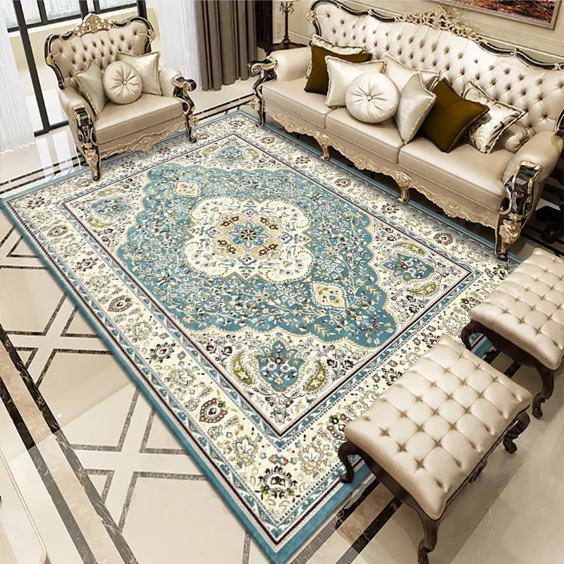 Nordic Persian Retro Carpet For Living Room Ethnic Style Bedroom Rug Household Large Area Coffee Table Floor Mat Bedside Carpet
Nordic Persian Retro Carpet For Living Room Ethnic Style Bedroom Rug Household Large Area Coffee Table Floor Mat Bedside Carpet