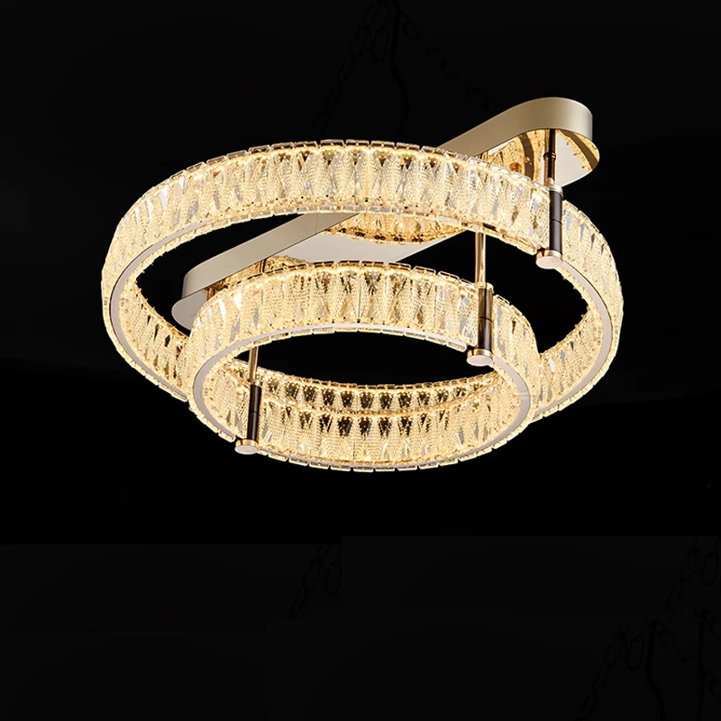 2 Layer Dimmable LED Art Deco Gold Silver Crystal Lustre Chandelier Lighting Suspension Luminaire Lampen For Foyer Bedroom
2 Layer Dimmable LED Art Deco Gold Silver Crystal Lustre Chandelier Lighting Suspension Luminaire Lampen For Foyer Bedroom