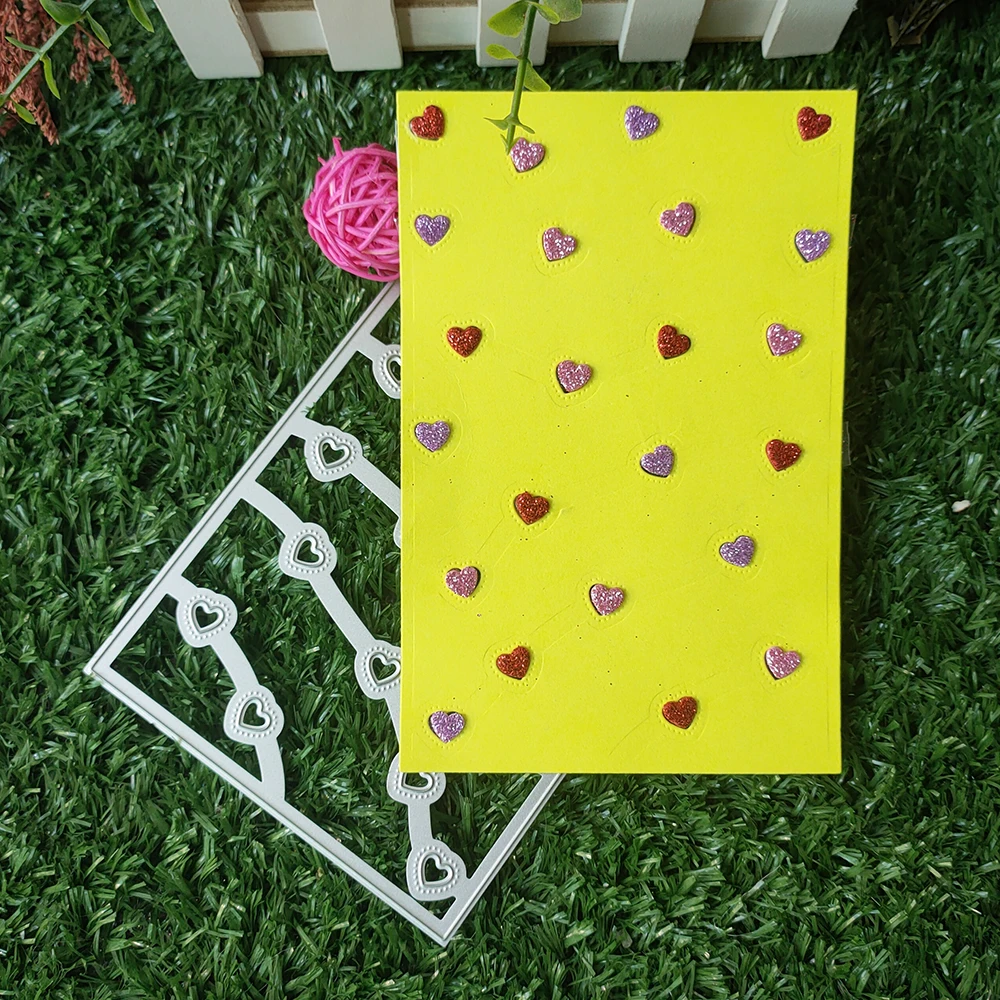 New Heart-shaped backplane metal cutting die mould scrapbook decoration embossed photo album decoration card making DIY
New Heart-shaped backplane metal cutting die mould scrapbook decoration embossed photo album decoration card making DIY