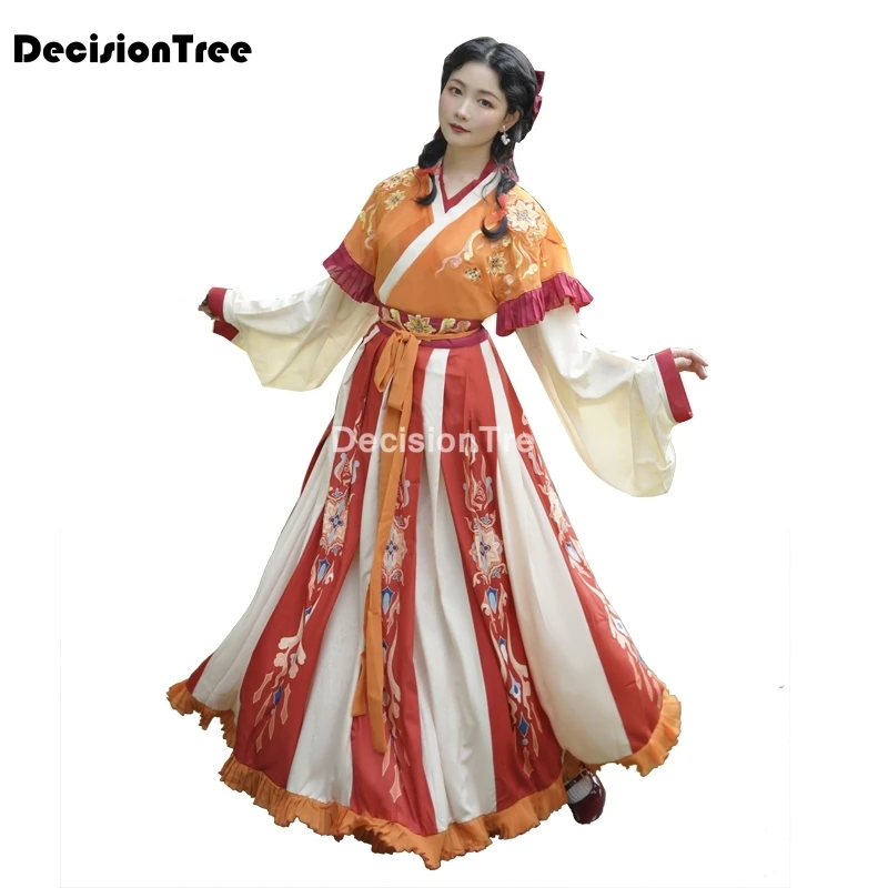 2021 hanfu Китайский стиль древний костюм традиционная народная танцевальная сценическая одежда для выступлений Ретро певцы принцесса сказочн...
2021 hanfu Китайский стиль древний костюм традиционная народная танцевальная сценическая одежда для выступлений Ретро певцы принцесса сказочн...