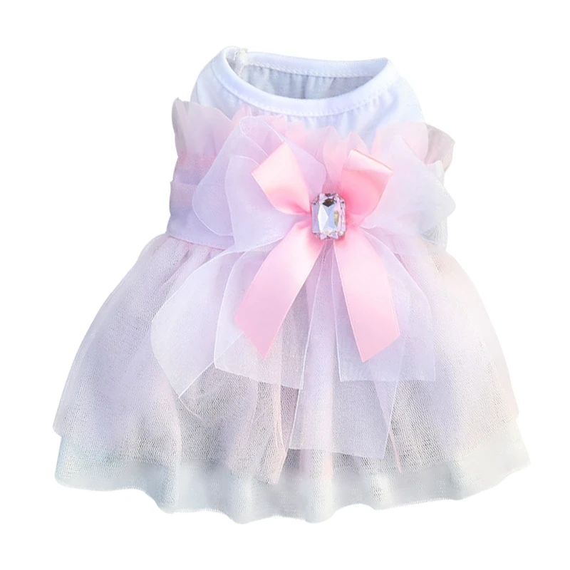 Summer Dog Lace Tullle Dress Pet Dog Clothes For Small Dog Party Birthday Wedding Bowknot Dress Puppy Costume Spring Pet Clothes
Summer Dog Lace Tullle Dress Pet Dog Clothes For Small Dog Party Birthday Wedding Bowknot Dress Puppy Costume Spring Pet Clothes