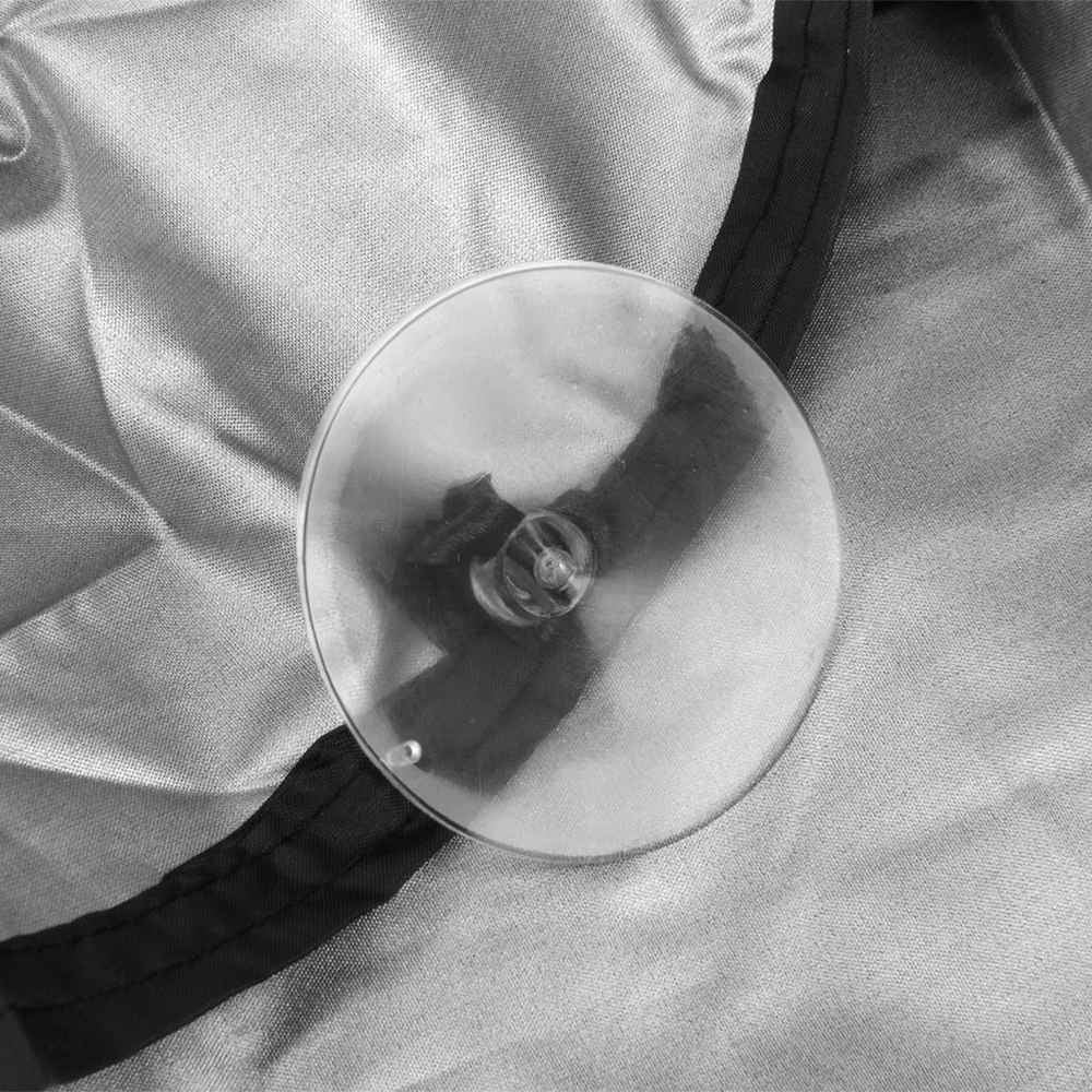 Waterproof Car Half Body Sun Shade Cover Shield Snow Dust Protector - Size XL (Black) 
Waterproof Car Half Body Sun Shade Cover Shield Snow Dust Protector - Size XL (Black)