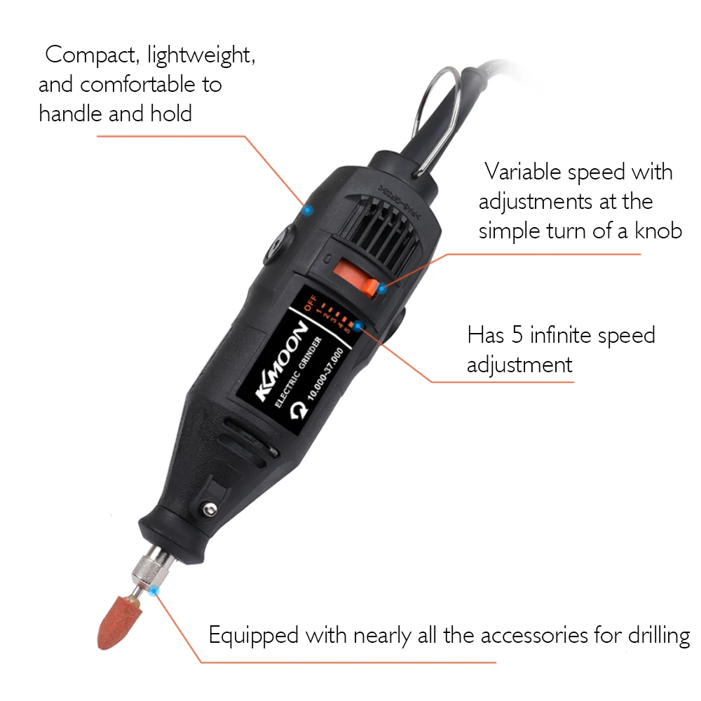 Handheld Electric Grinding Tool Set Mini Rotary Drill Grinder Versatile Cutting Polishing Sanding Machine Bits Engrave Tools Kit |
