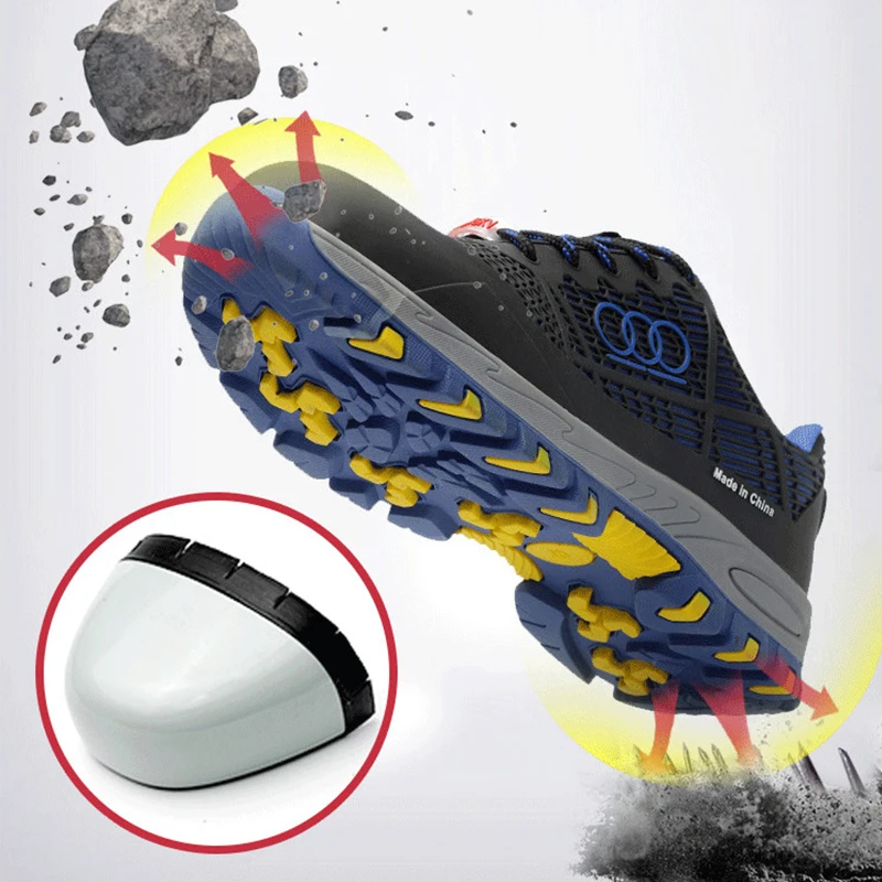 2021 Safety Shoes Men Work Sneakers Steel Toe Cap Insulation 6KV Construction Outdoor Safety Boots Indestructible Puncture Proof
2021 Safety Shoes Men Work Sneakers Steel Toe Cap Insulation 6KV Construction Outdoor Safety Boots Indestructible Puncture Proof