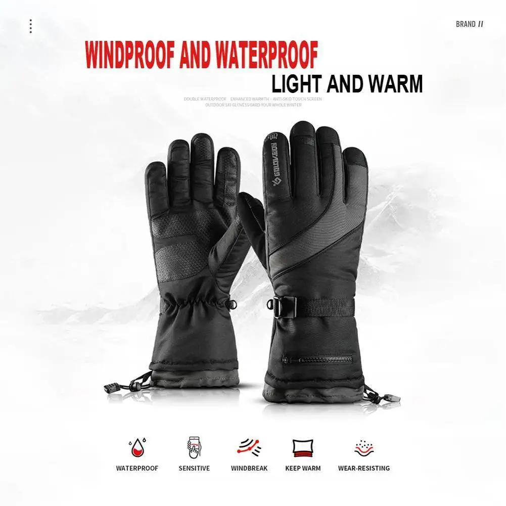 Winter Ski Gloves Refer To Outdoor Riding Waterproof screen Non-slip And Velvet Warm Sports Gloves Thermo Gloves
Winter Ski Gloves Refer To Outdoor Riding Waterproof screen Non-slip And Velvet Warm Sports Gloves Thermo Gloves