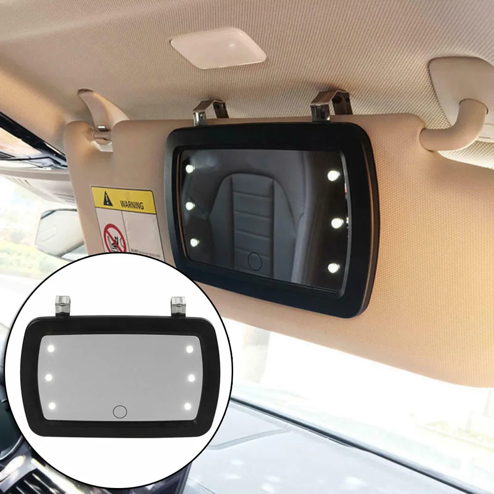 6-LED Car Vanity Mirror Replacement 17x11x1cm Auto Interior Lighted Touch screen design Black
6-LED Car Vanity Mirror Replacement 17x11x1cm Auto Interior Lighted Touch screen design Black