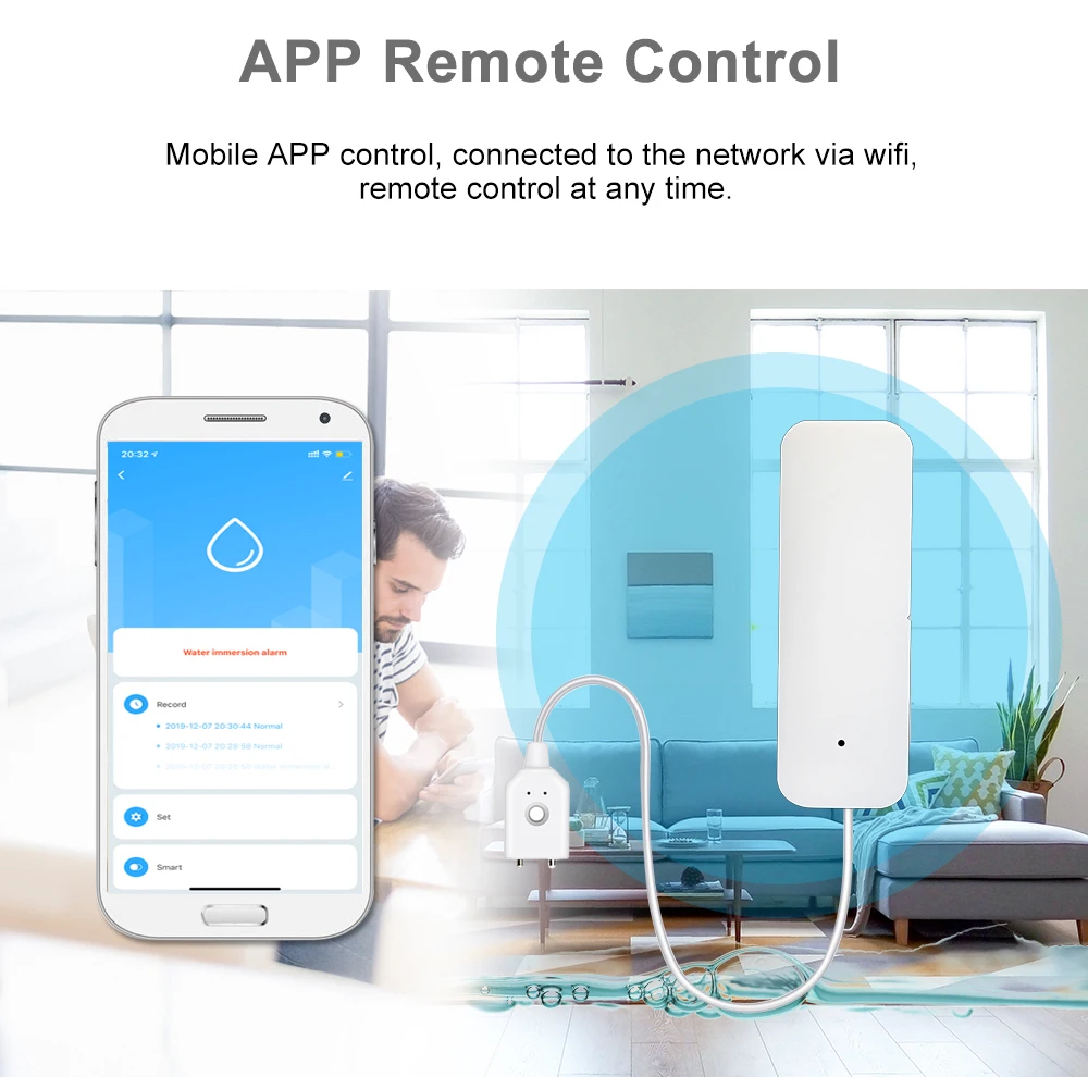 Graffiti House Home Alarm Leak Detector Independent WIFI Leak Sensor Detector Flood Alarm Overflow Safety Alarm System
Graffiti House Home Alarm Leak Detector Independent WIFI Leak Sensor Detector Flood Alarm Overflow Safety Alarm System
