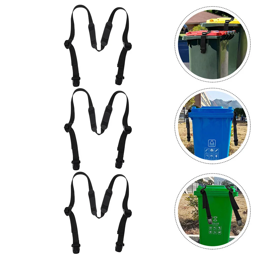 3Pcs Household Trash Bucket Bands Polyester Rubbish Lid Straps Trash Can Straps 
3Pcs Household Trash Bucket Bands Polyester Rubbish Lid Straps Trash Can Straps