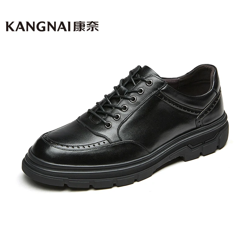 KANGNAI Formal Shoes Brogue Retro Genuine Leather Oxfords Lace-Up Business Casual Shoes for Men
KANGNAI Formal Shoes Brogue Retro Genuine Leather Oxfords Lace-Up Business Casual Shoes for Men