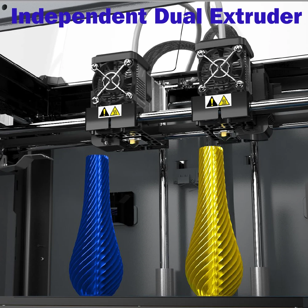 3d принтер Flashforge Creator Pro 2 независимые двойные экструдеры зеркальная и