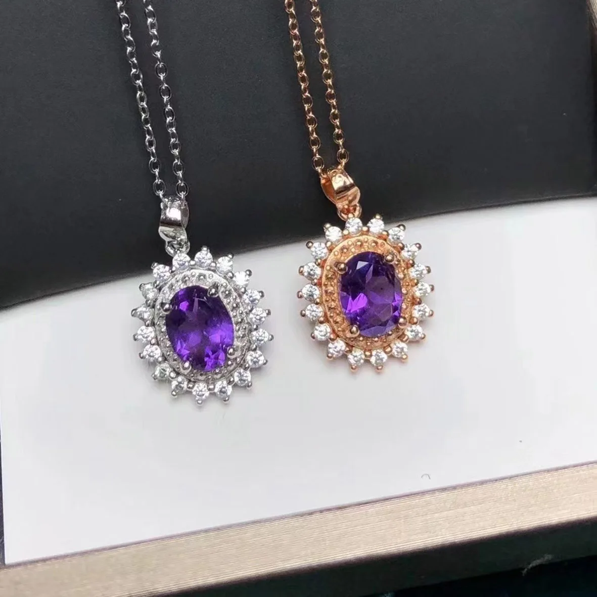 Изысканное ювелирное изделие из серебра 925 пробы драгоценные камни с месяцем