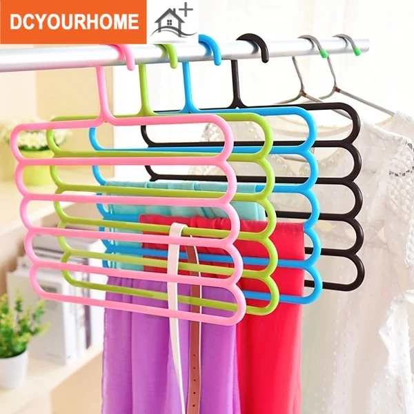 2PCs Multi Layer S Type Trousers Rack Multifunctional Plastic Hanging Trousers Hanger Closet Organizer Dry Wet Amphibious Cabide
2PCs Multi Layer S Type Trousers Rack Multifunctional Plastic Hanging Trousers Hanger Closet Organizer Dry Wet Amphibious Cabide