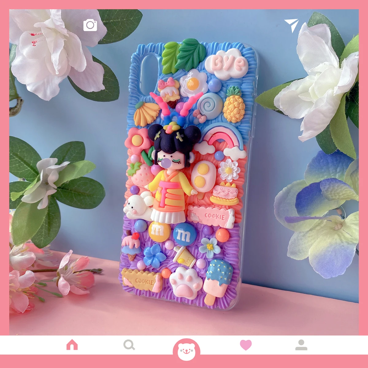 Handmade For iPhone 11/12 pro max DIY case iP 6/6s+ Cute Girl Phone Shell XS MAX XR Beauty Cream Candy Food DIY Cover iP 7/8plus 
Handmade For iPhone 11/12 pro max DIY case iP 6/6s+ Cute Girl Phone Shell XS MAX XR Beauty Cream Candy Food DIY Cover iP 7/8plus