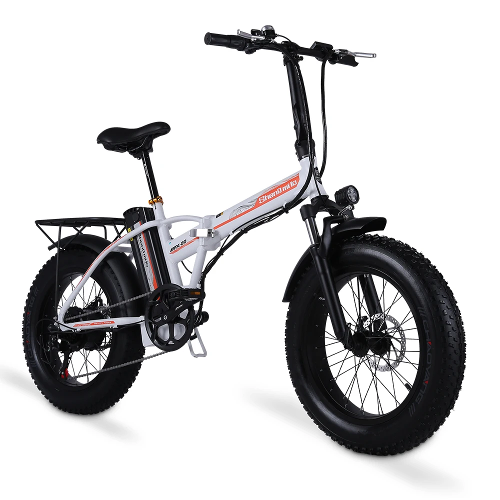 Велосипед электрический с толстыми шинами 500W4.0 Пляжный круизер велосипед