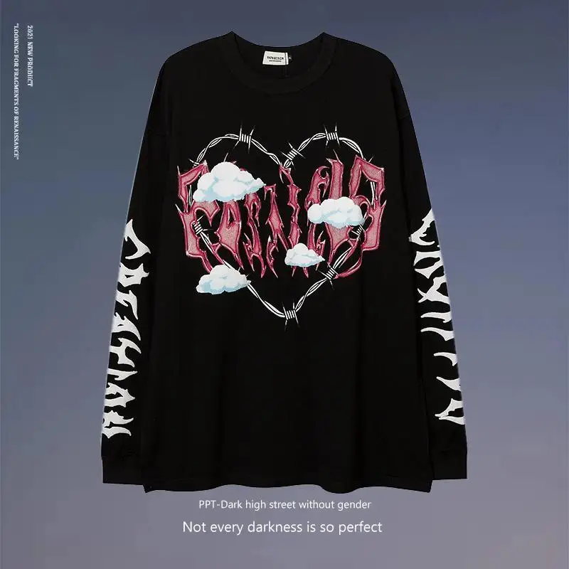 QWEEK Harajuku Goth Printing Hoodie Women Gothic Style Punk Long Sleeve Sweatshirt Oversized Streetwear Autumn Fashion 2021 Kpop
QWEEK Harajuku Goth Printing Hoodie Women Gothic Style Punk Long Sleeve Sweatshirt Oversized Streetwear Autumn Fashion 2021 Kpop