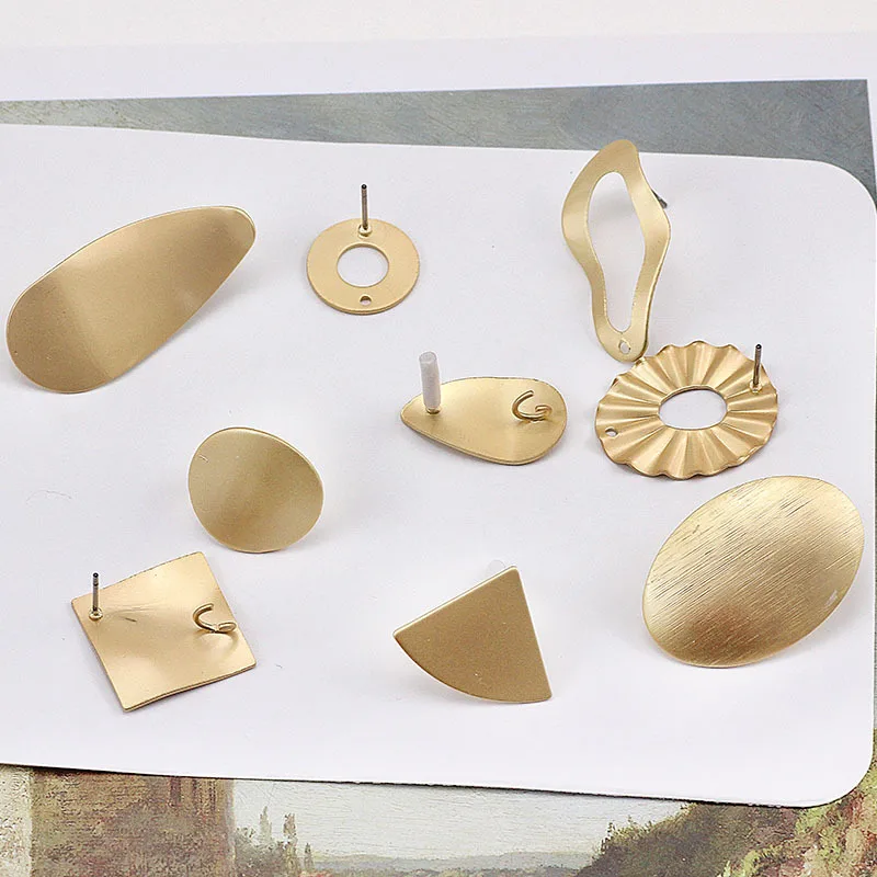 10pcs DIY Stud Earrings Setting Cound Hollow Earrings Connectors Waterdrop Round Earring Back for Jewelry Making Accessories
10pcs DIY Stud Earrings Setting Cound Hollow Earrings Connectors Waterdrop Round Earring Back for Jewelry Making Accessories