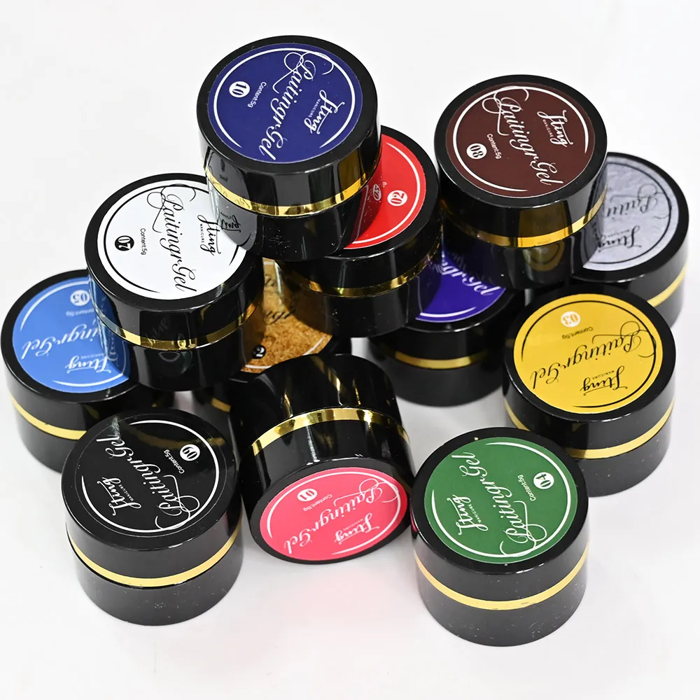5g/Jar 12 Colors Nail Painting Gel Stretch Drawing Glue Nail Polish Soak Off UV LED Nail Art Design Manicure Polish Drawing Gel
5g/Jar 12 Colors Nail Painting Gel Stretch Drawing Glue Nail Polish Soak Off UV LED Nail Art Design Manicure Polish Drawing Gel