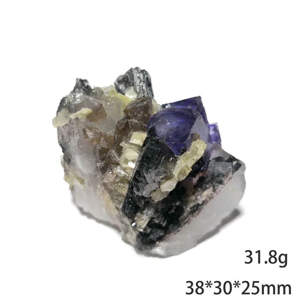 31.8g B5-2b Rare Natural Scheelite Wolframite Fluorite Quartz Mineral Crystal Specimen Gollection From Yaogangxian Hunan, China
31.8g B5-2b Rare Natural Scheelite Wolframite Fluorite Quartz Mineral Crystal Specimen Gollection From Yaogangxian Hunan, China