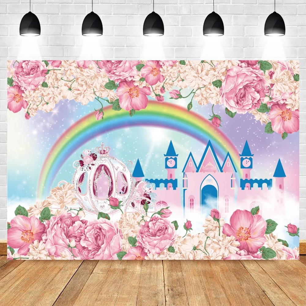 Yeele Princess Backdrop Castle Rainbow Flowers Star Baby Birthday Photozone Photo Photographic Background For Photo Studio Props
Yeele Princess Backdrop Castle Rainbow Flowers Star Baby Birthday Photozone Photo Photographic Background For Photo Studio Props