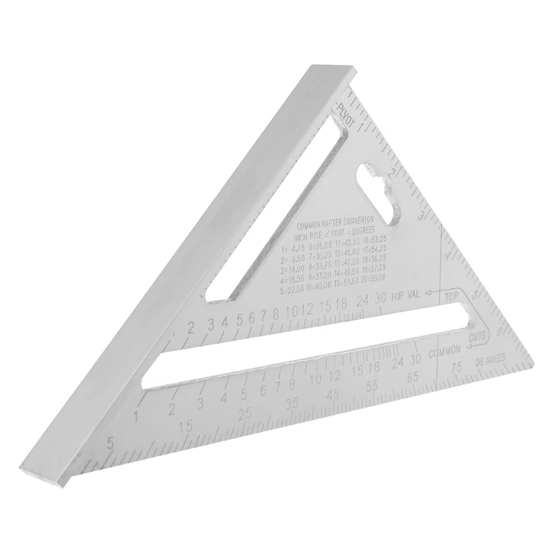 7" Square Carpenter's Measuring Ruler Layout Tool Triangle Angle Protractor New W15
7" Square Carpenter's Measuring Ruler Layout Tool Triangle Angle Protractor New W15