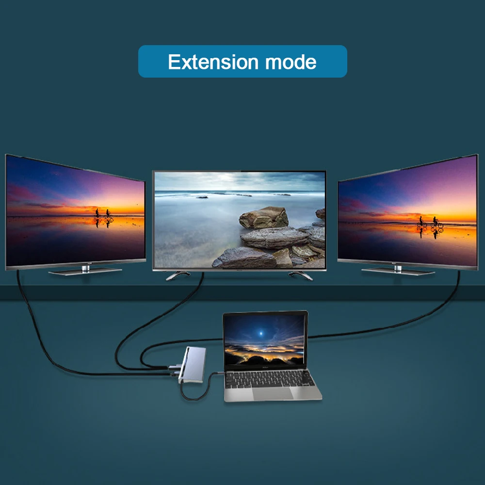 Type-C 3.1 HUB Multi Screen Extension Multi Interface Splitter 12 Port Data Transmission Extender Supports Charging Power Supply
Type-C 3.1 HUB Multi Screen Extension Multi Interface Splitter 12 Port Data Transmission Extender Supports Charging Power Supply